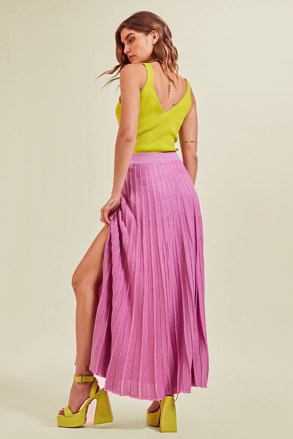 Saia Tricot Midi Louise Violet