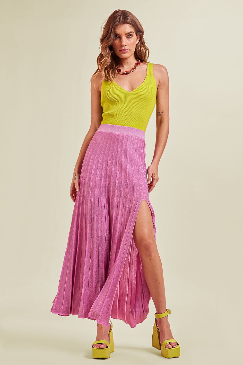 Saia Tricot Midi Louise Violet