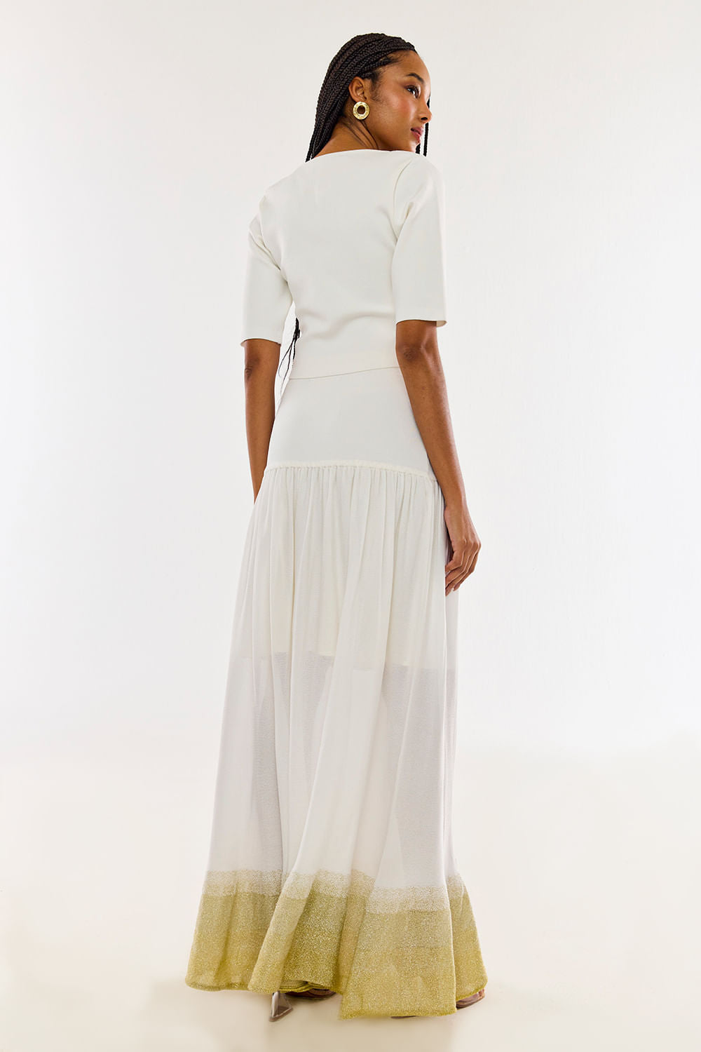 Conjunto Tricot Mariah Off White
