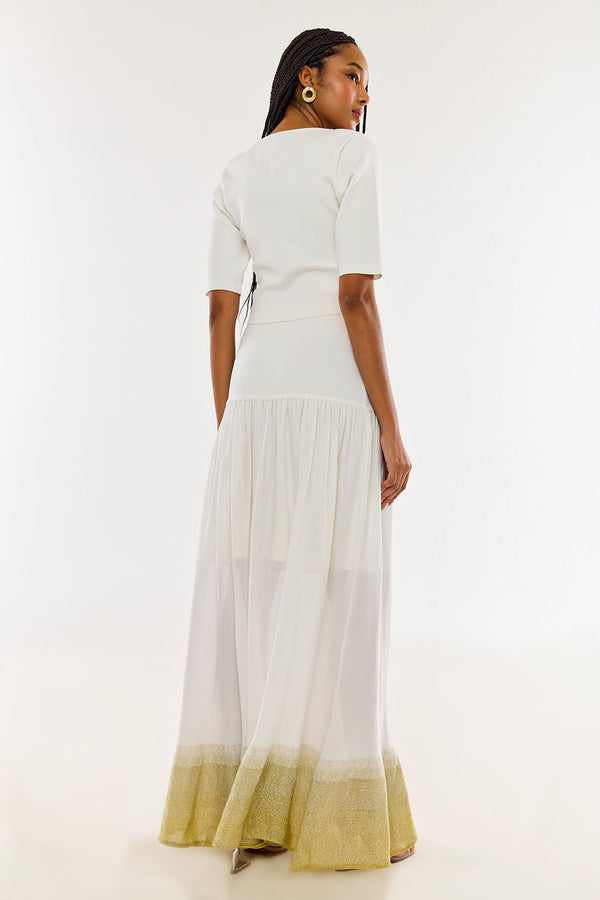 Conjunto Tricot Mariah Off White
