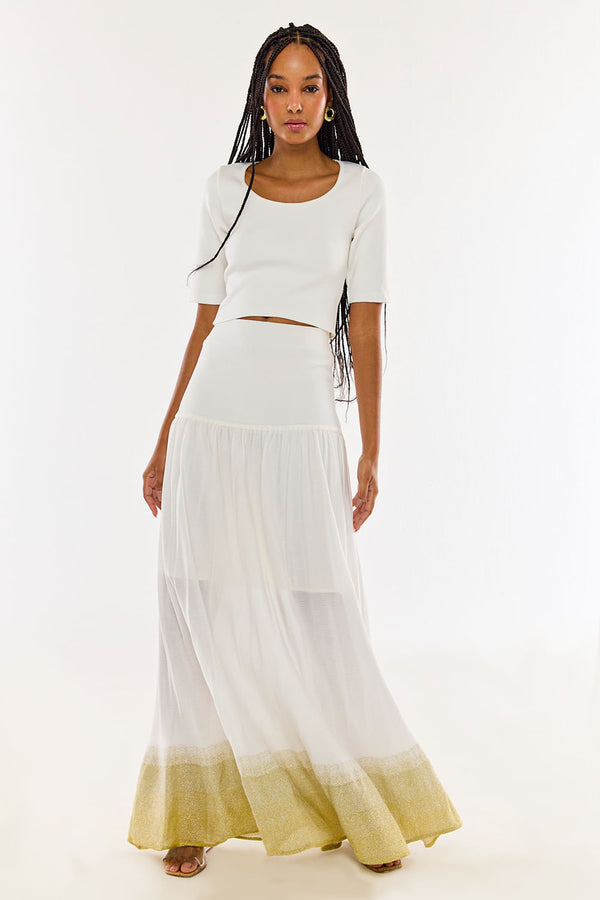 Conjunto Tricot Mariah Off White