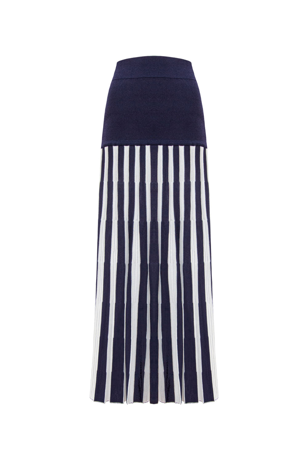 Saia Tricot Midi Natasha Dark Blue