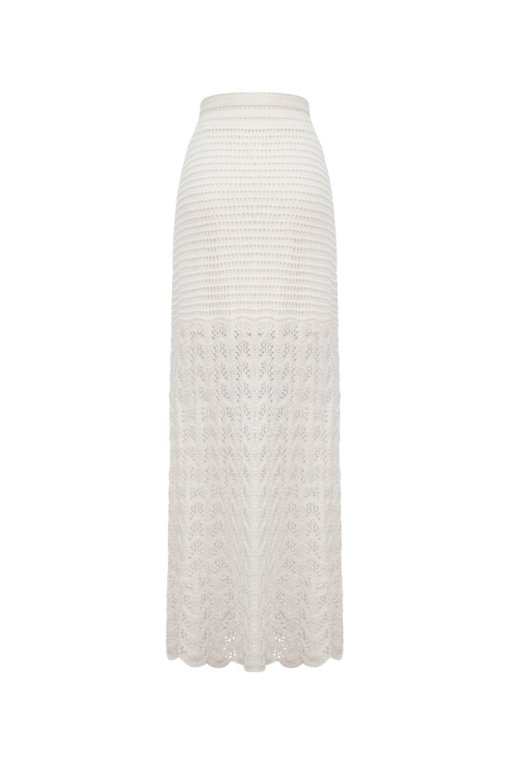 Saia Tricot Longa Sara Off White