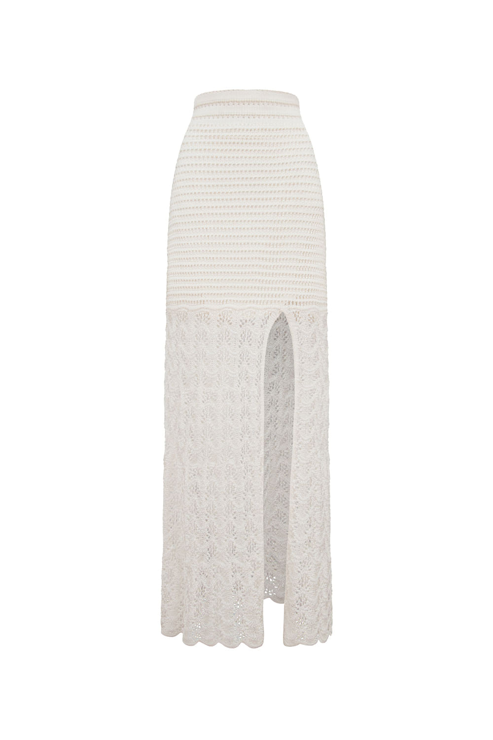 Saia Tricot Longa Sara Off White