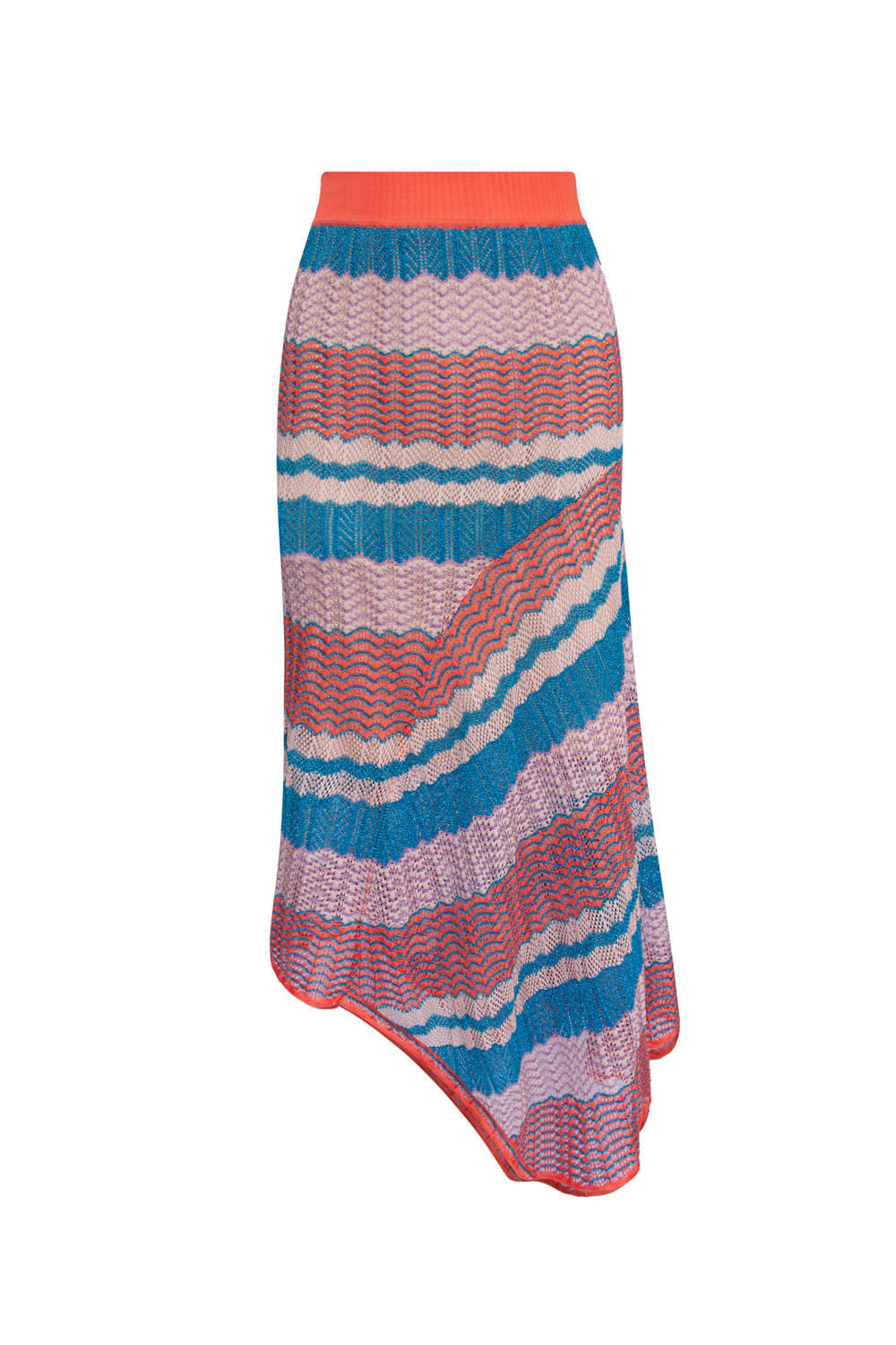 Saia Tricot Midi Tatiana Coral