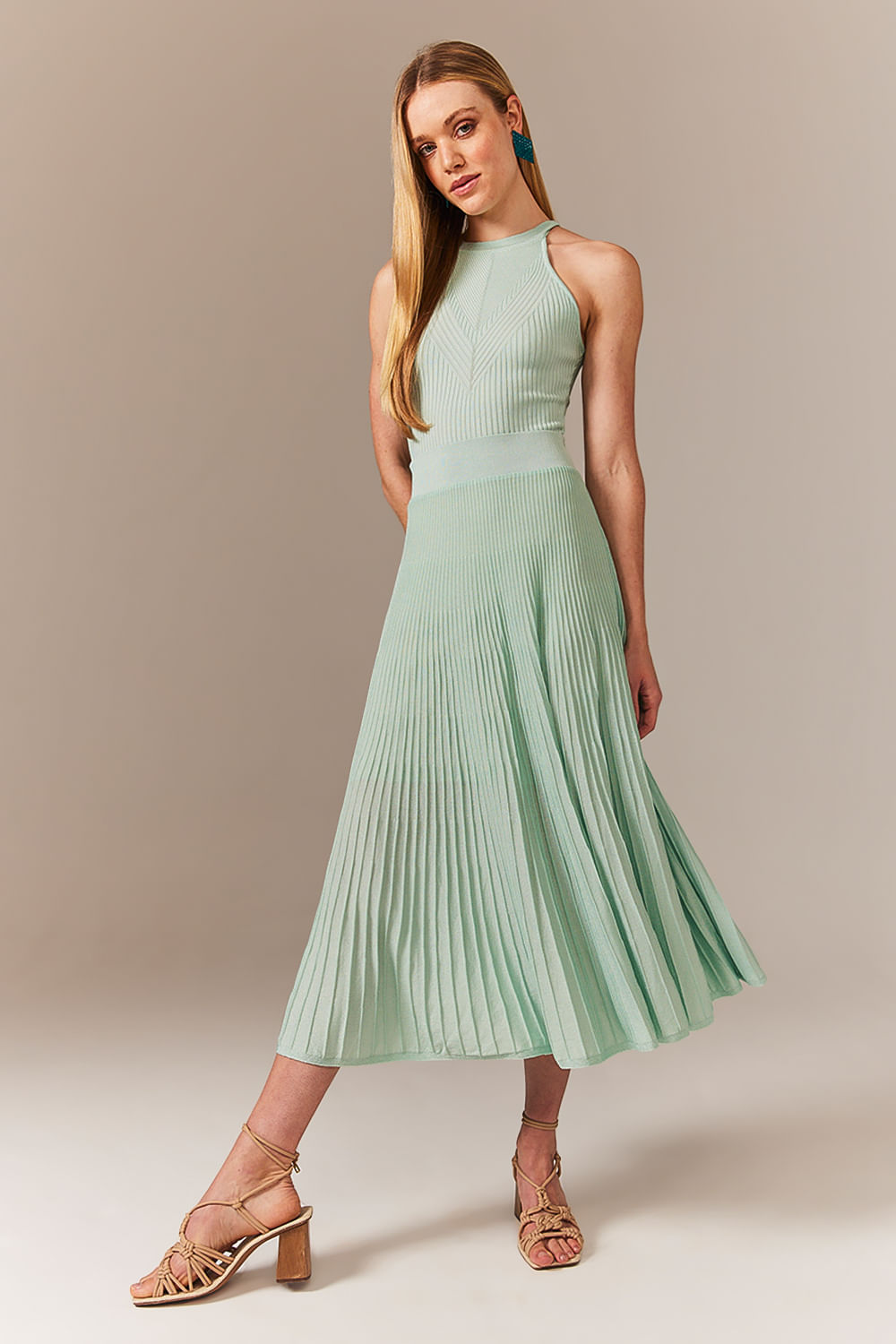 Body Tricot Martine Verde Aqua
