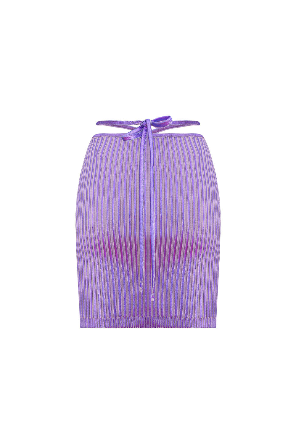 Saia Tricot Curta Noemie Lavender Metalic