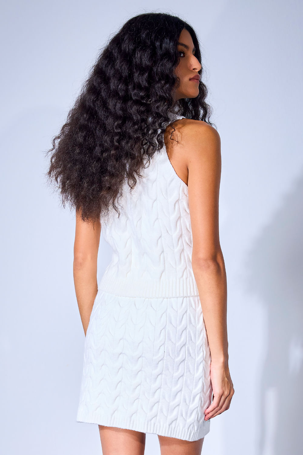 Saia Tricot Vitoria Milk