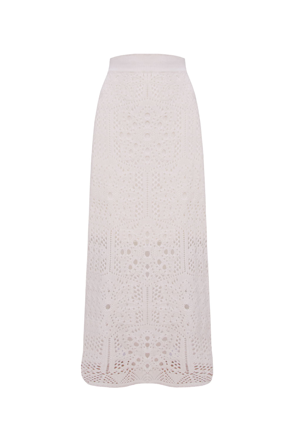 Saia Tricot Midi Olivia Off White