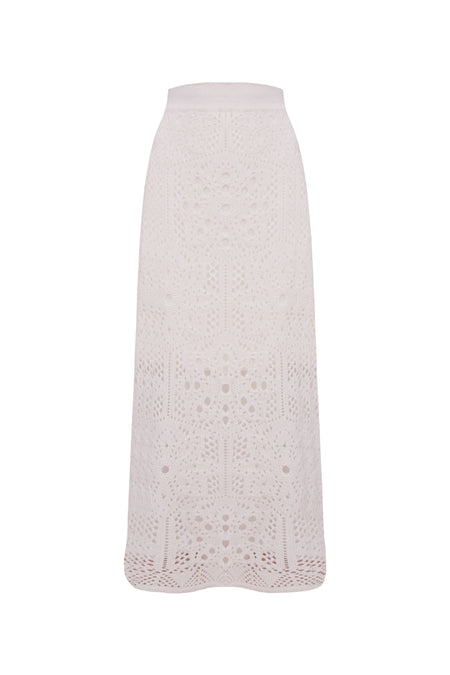 Saia Tricot Midi Olivia Off White