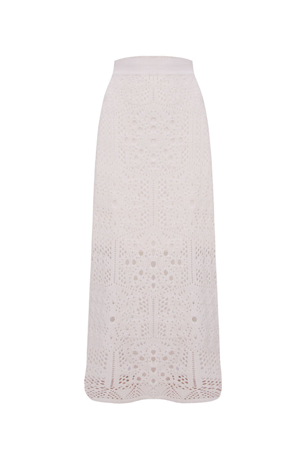 Saia Tricot Midi Olivia Off White