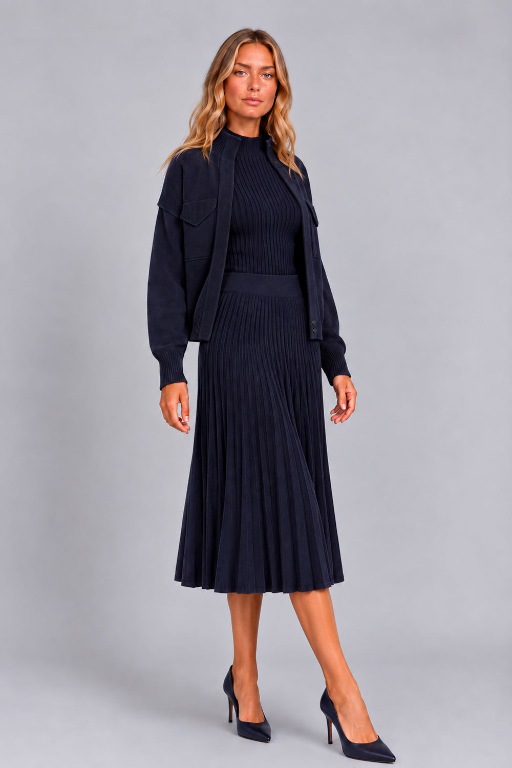 Conjunto Tricot Olivia Marinho
