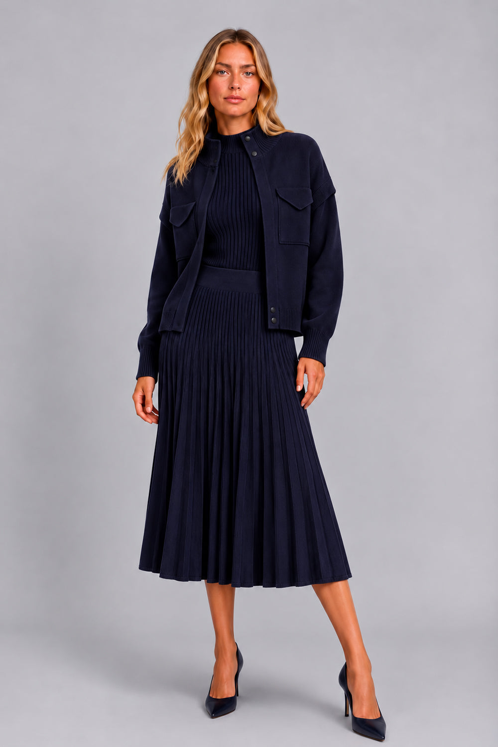 Conjunto Tricot Olivia Marinho