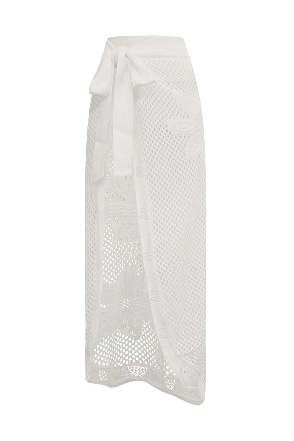 Saída Tricot Laço Off White