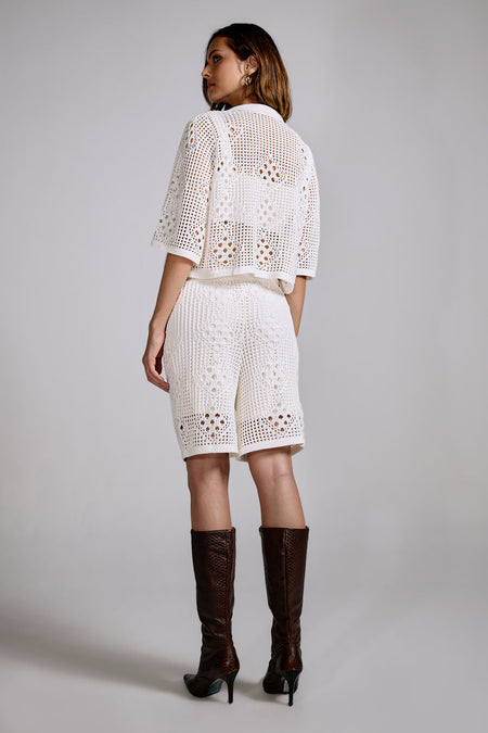Bermuda Tricot Bertha Off White