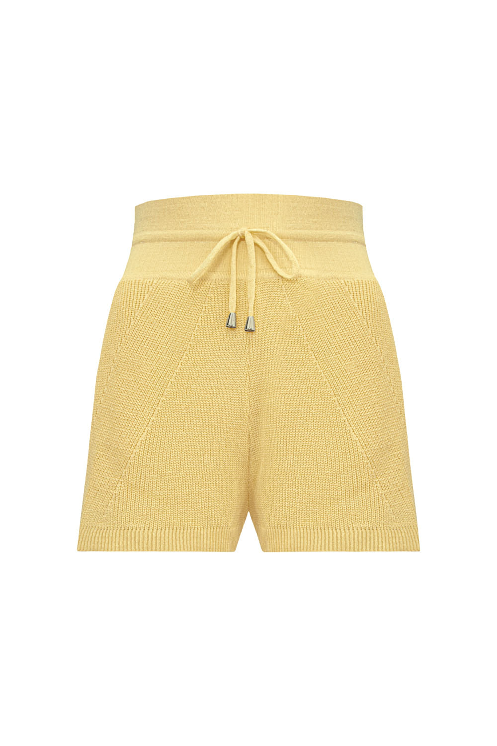 Shorts Tricot Carina Amarelo Manteiga