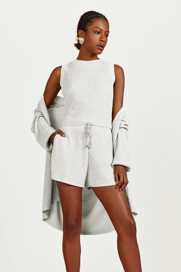 Casaco Tricot Carolina Off White