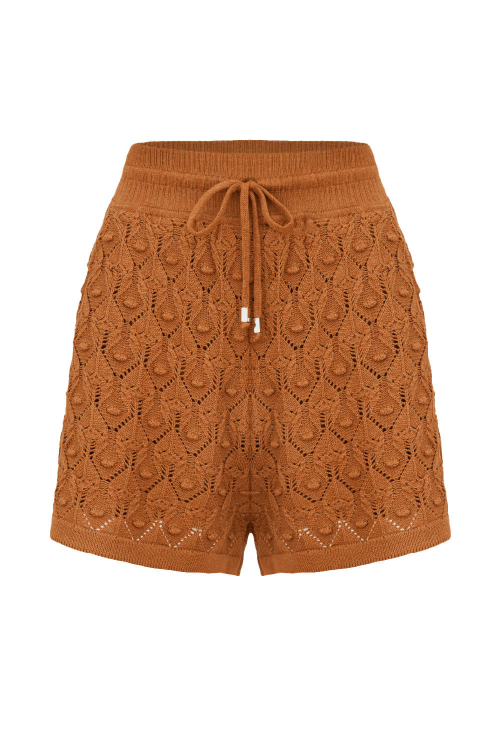 Shorts Tricot Lorena Caramelo