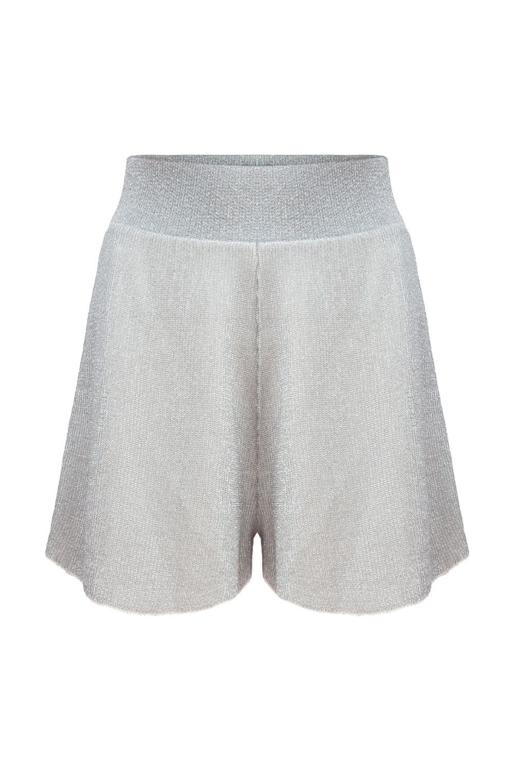 Shorts Tricot Margot Prata