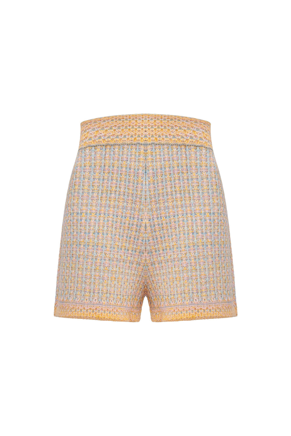 Shorts Tricot Polly Amarelo Pineapple