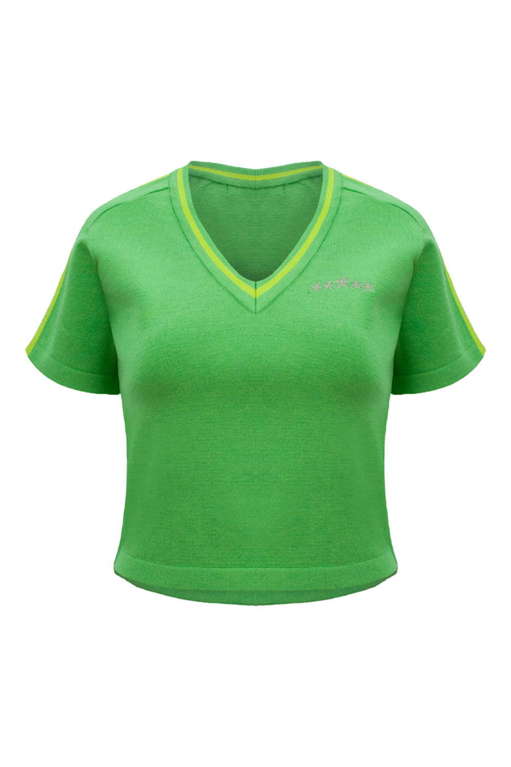 T-Shirt Tricot Retrô Verde