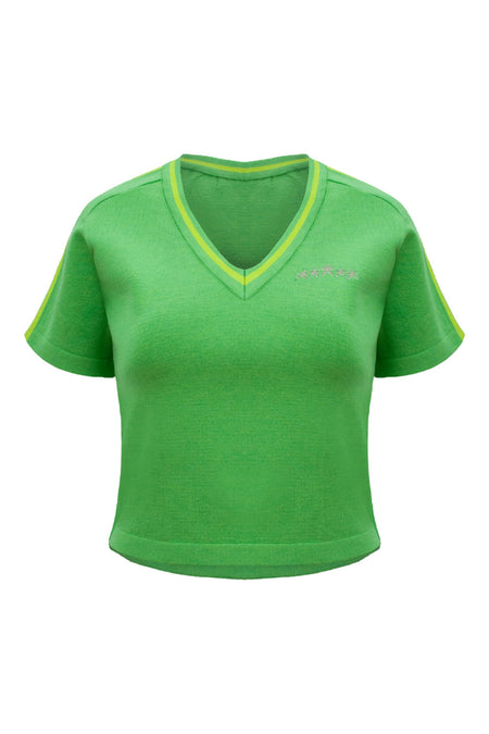 T-Shirt Tricot Retrô Verde