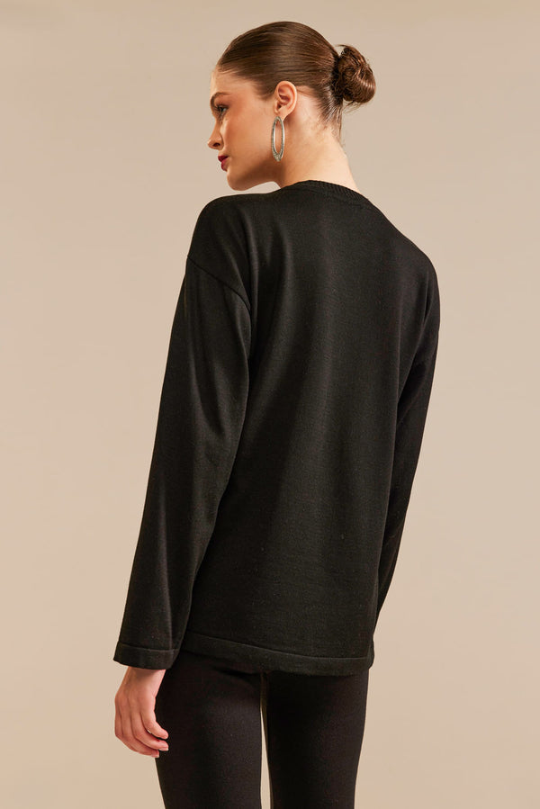T-Shirt Tricot California Preto