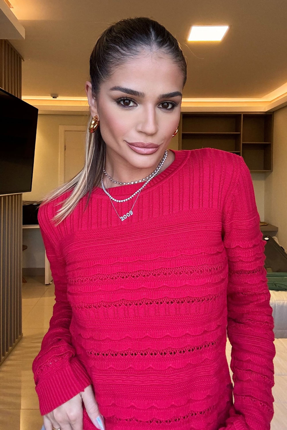 Blusa Tricot Cintia Vermelho