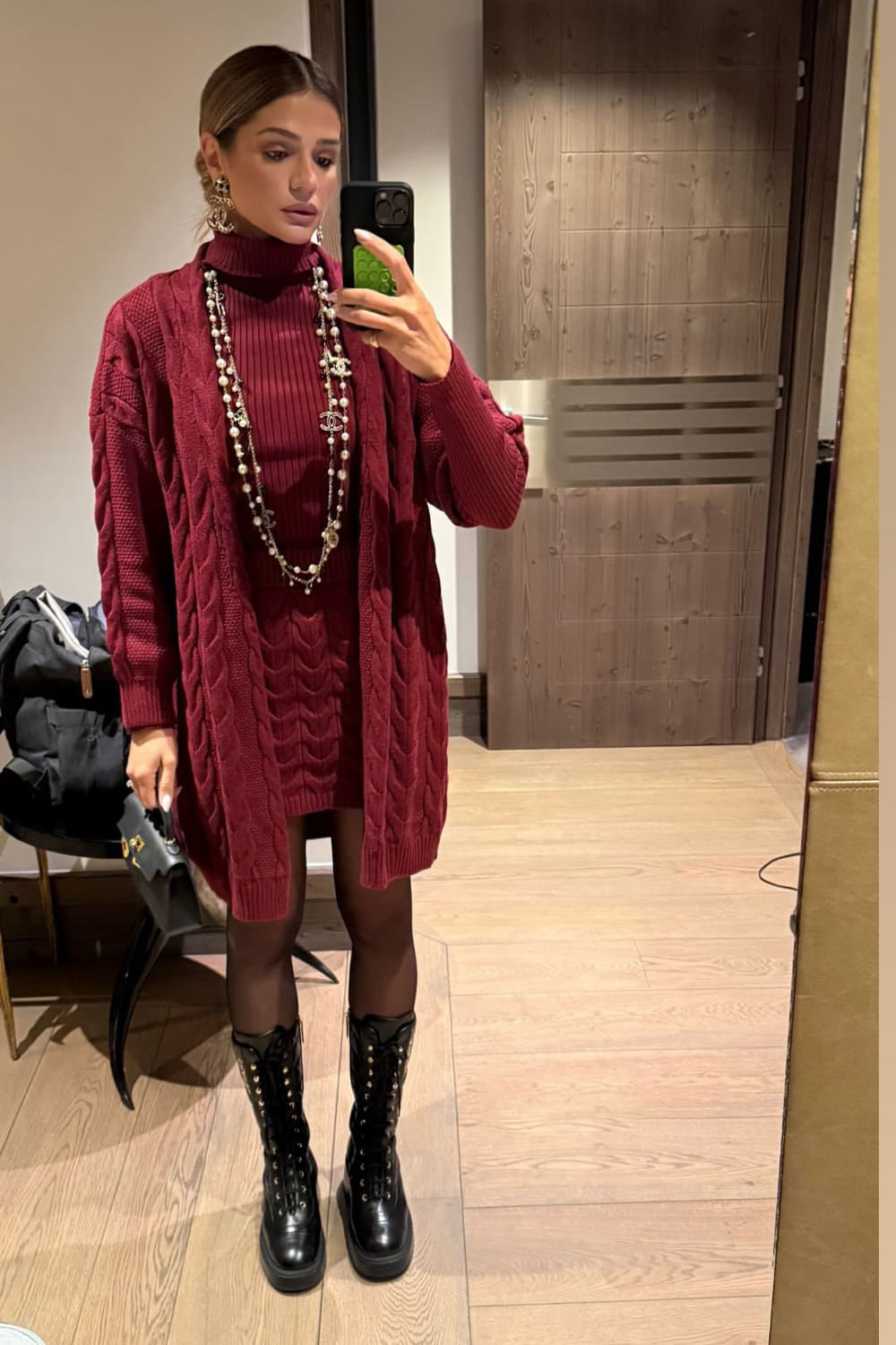 Saia Tricot Vitoria Marsala