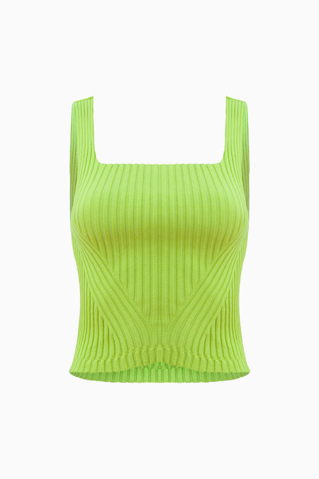 Regata Tricot Adele Verde Lima