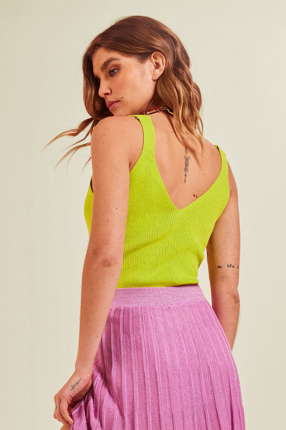 Regata Tricot Ane Verde Lima