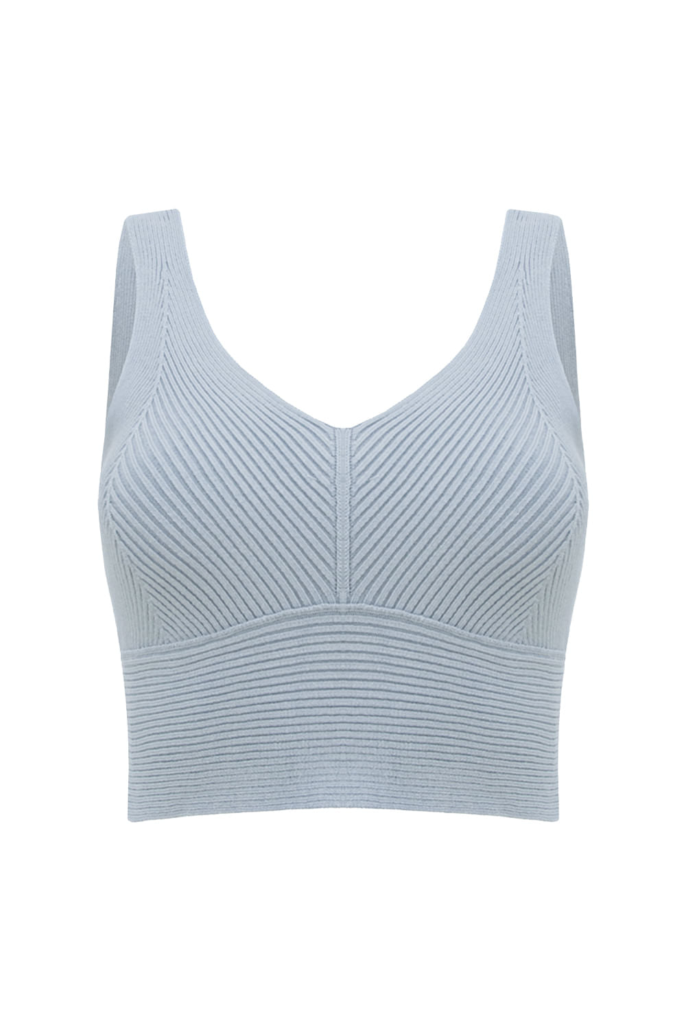 Top Tricot Cintia Azul Claro