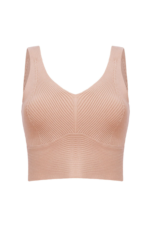 Top Tricot Cintia Bege