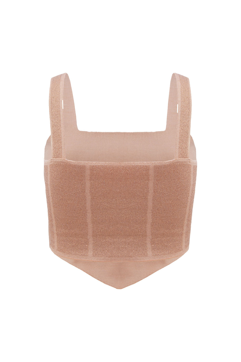 Top Tricot Louise Bege Shell