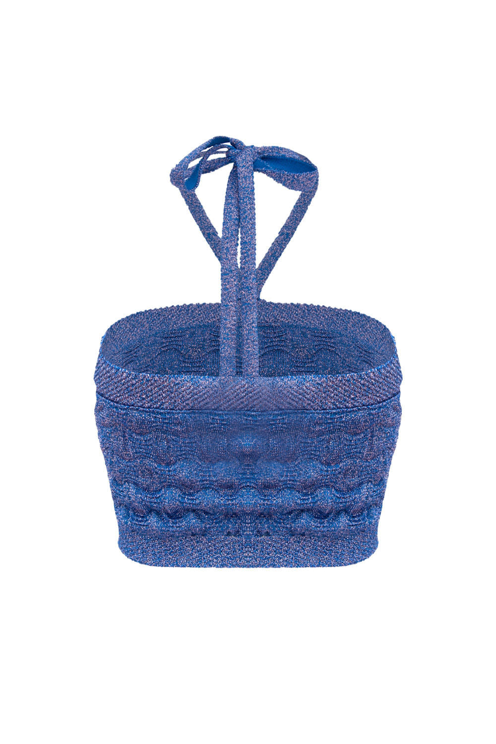 Top Tricot Janice Azul Olho Grego