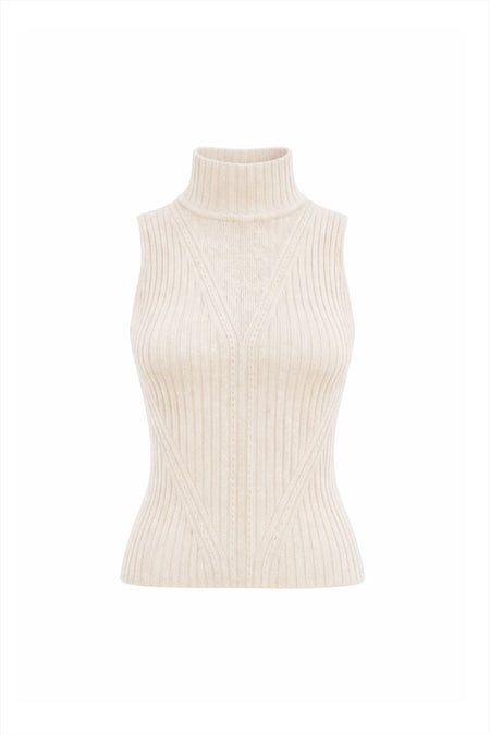 Regata Tricot Juliane Bege Areia