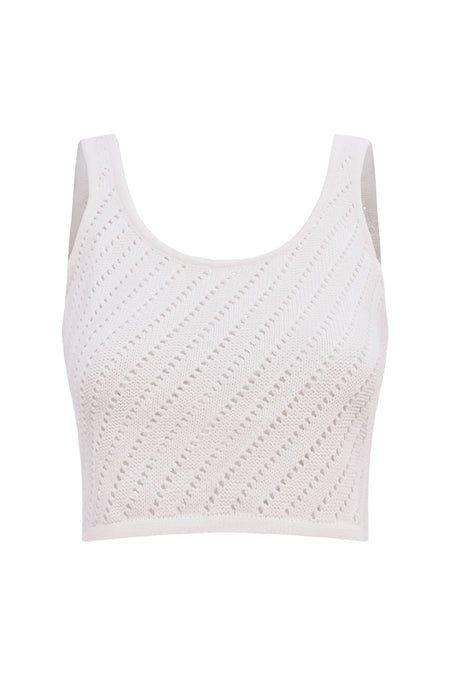 Top Tricot Martina Off White