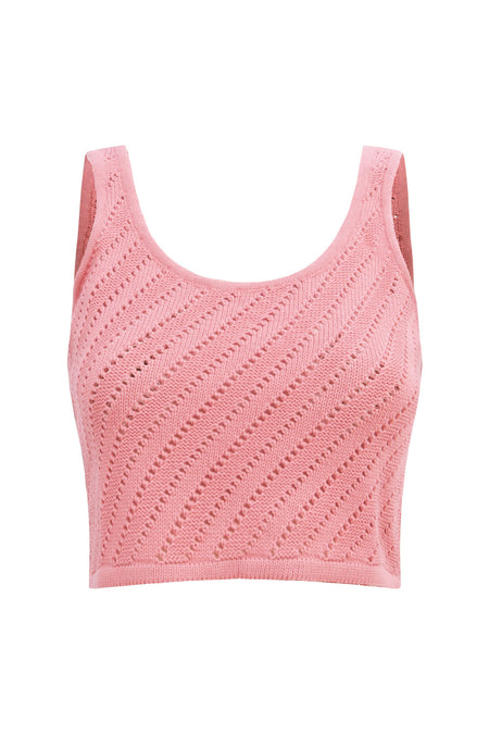 Top Tricot Martina Pink Chá