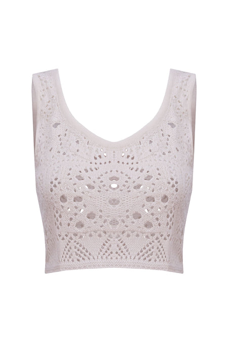 Top Tricot Olivia Off White