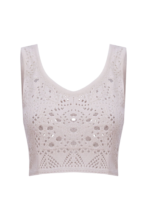 Top Tricot Olivia Off White