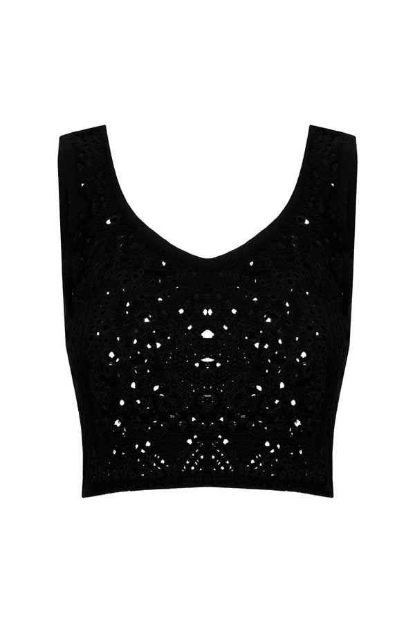 Top Tricot Olivia Preto