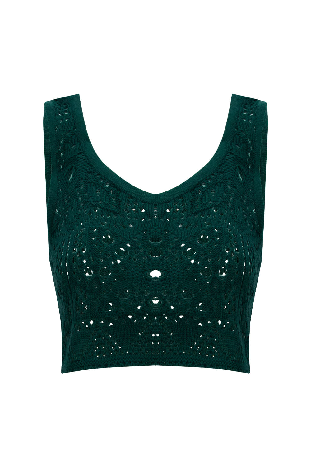 Top Tricot Olivia Verde Ônix