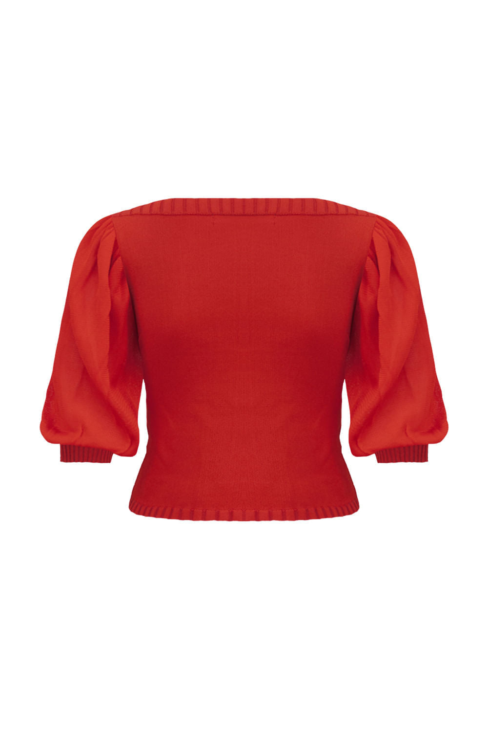 Top Tricot Ravena Vermelho