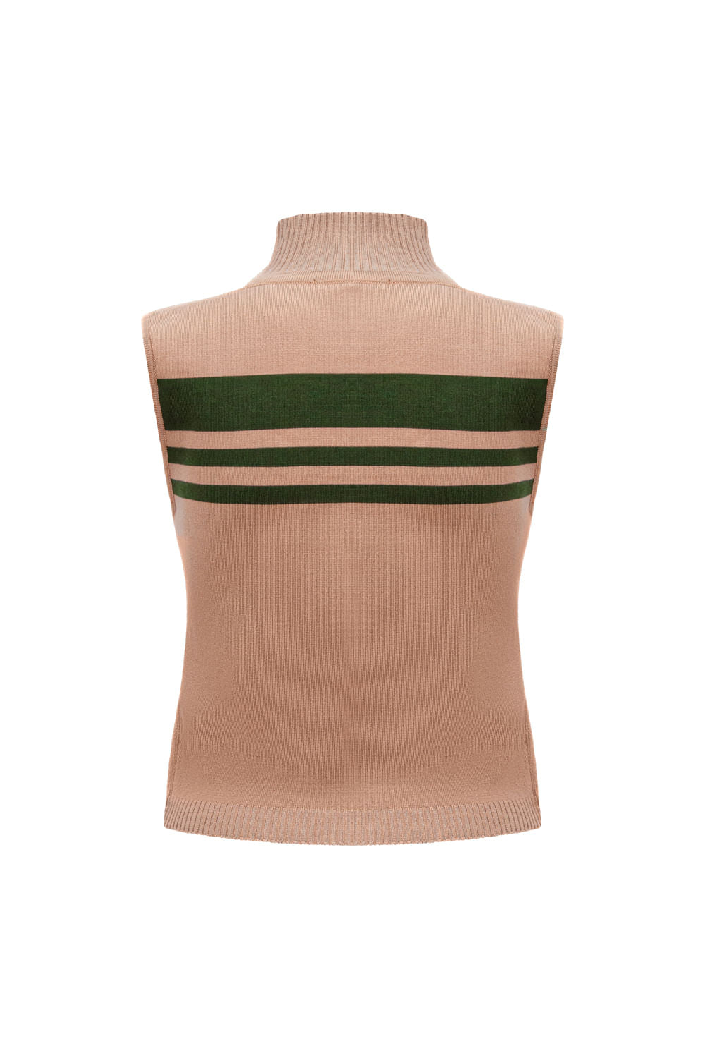Top Tricot Rebeca Bege Perolado