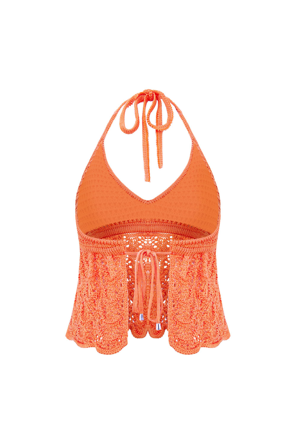 Top Tricot Sara Tangerina