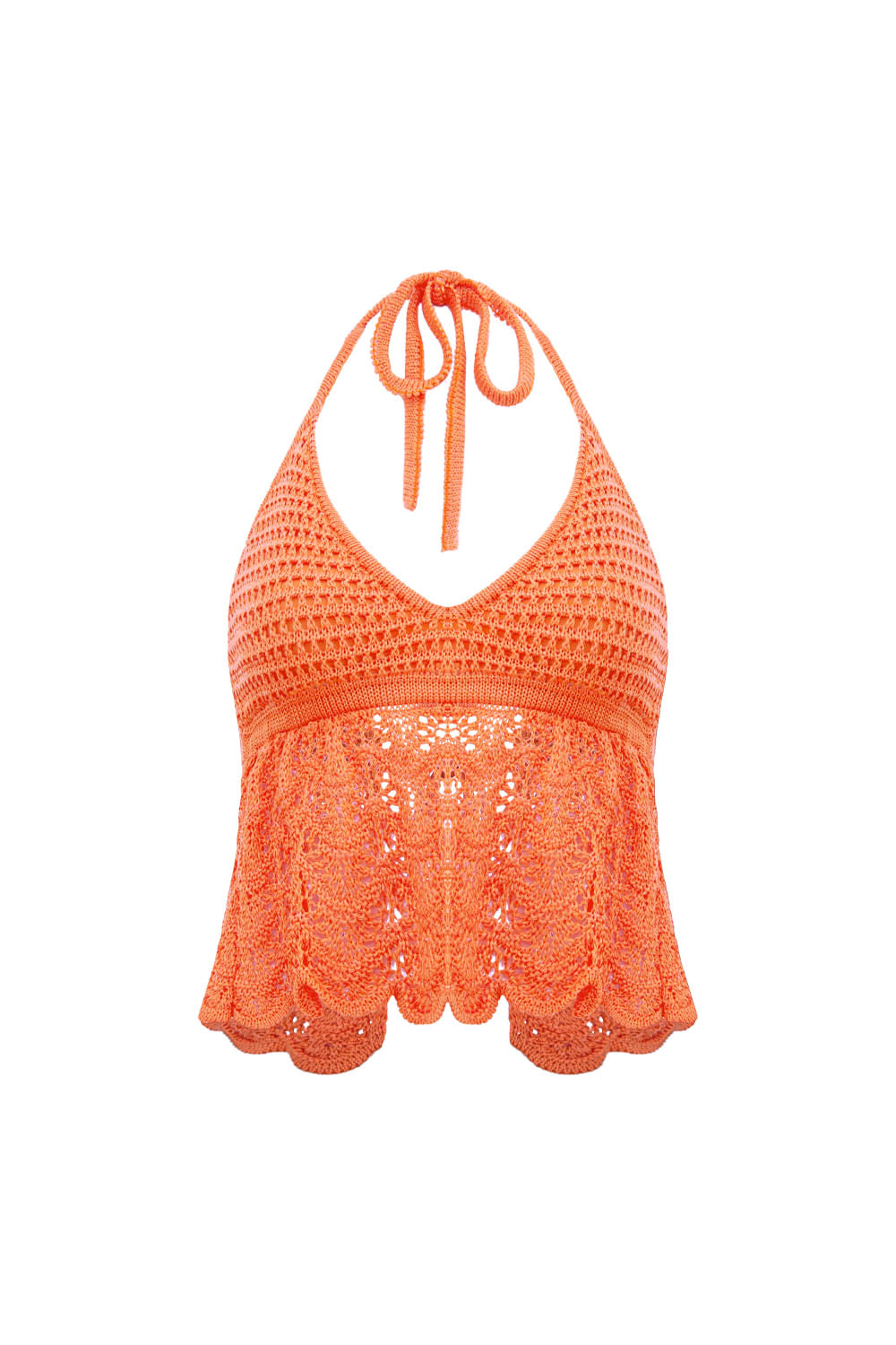 Top Tricot Sara Tangerina