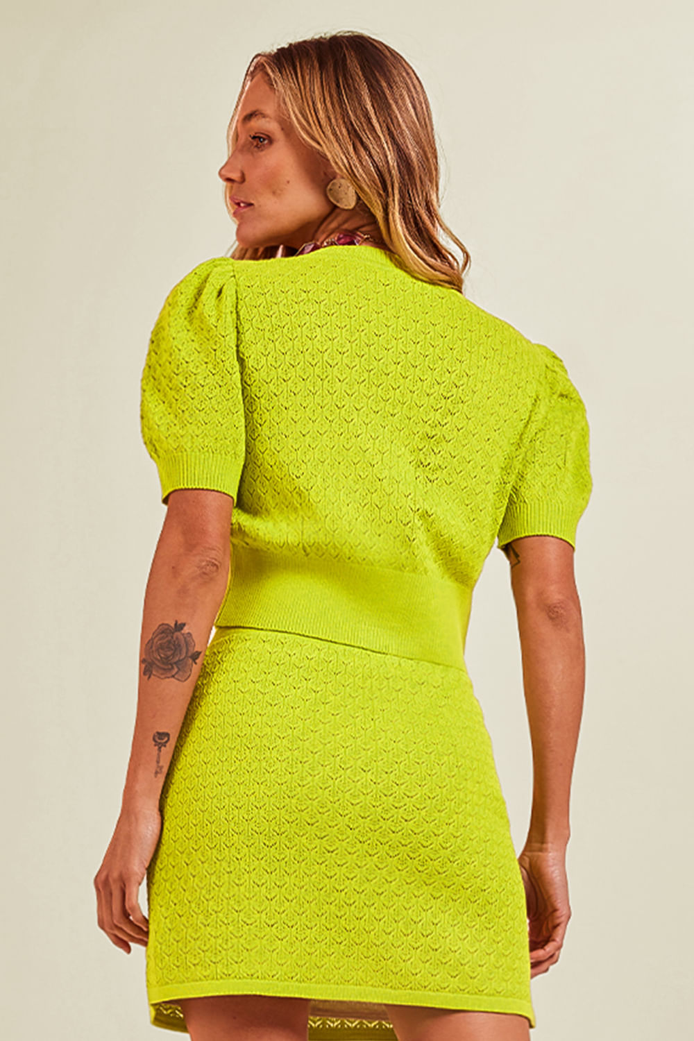 Blusa Tricot Silvia Verde Lima