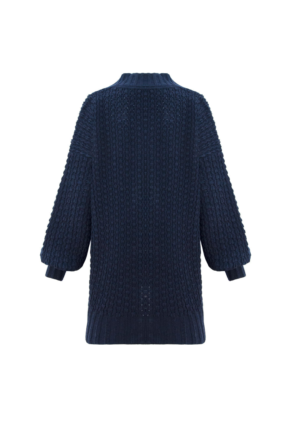 Casaco Tricot Aurora Azul Oxford