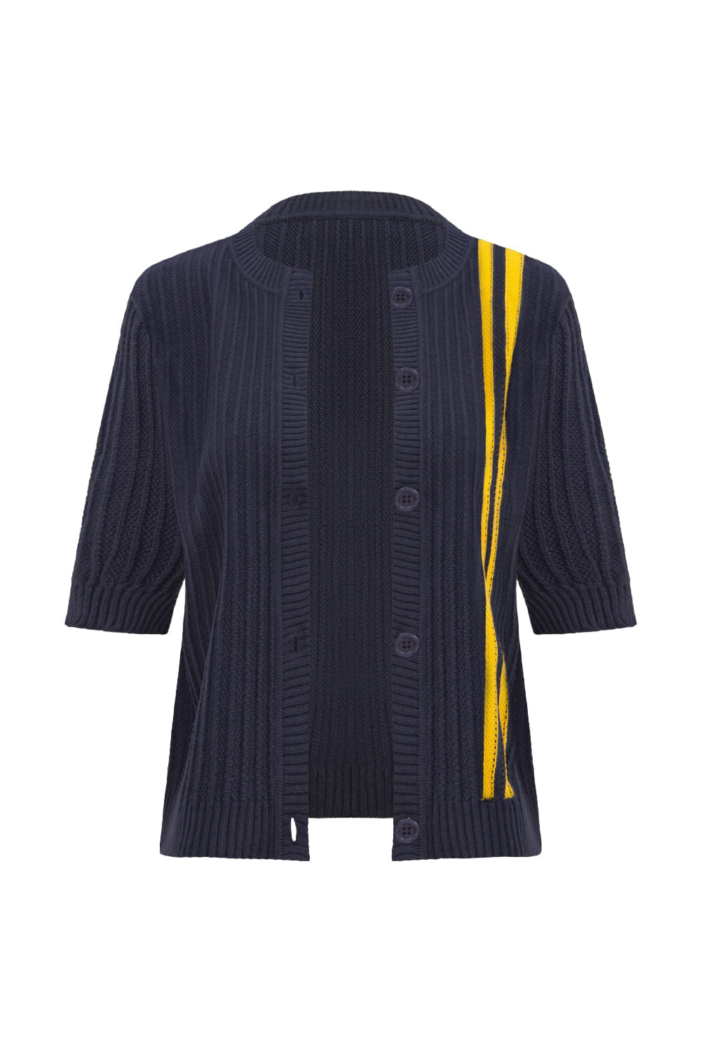 Casaco Tricot Nadia Azul Mediterrâneo