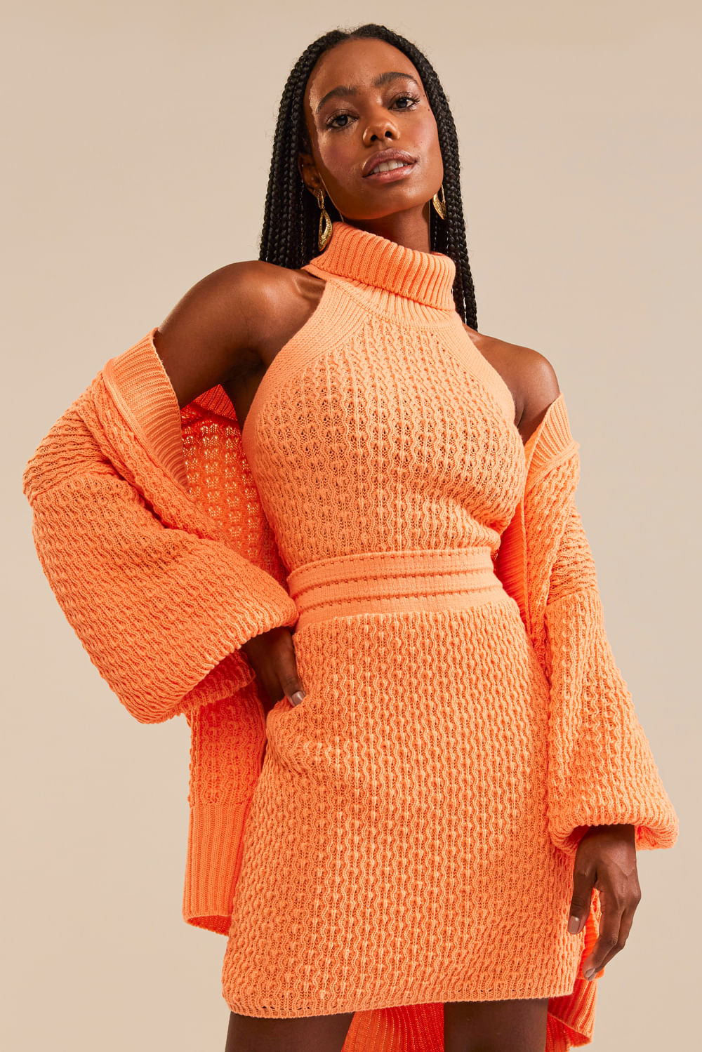Twin Set Tricot Talita Laranja Turmeric